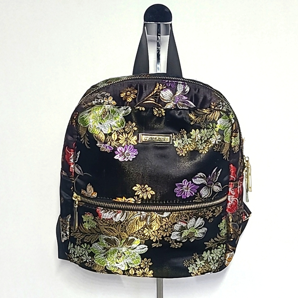Tahari silk flower small backpack